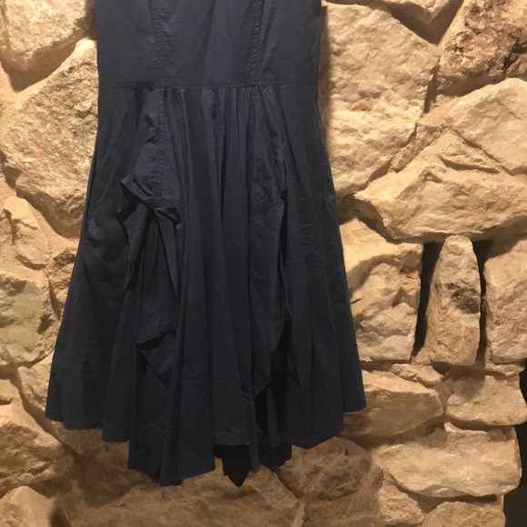 Allsaints Spitalfields Navy Blue Dress - Picture 6 of 8